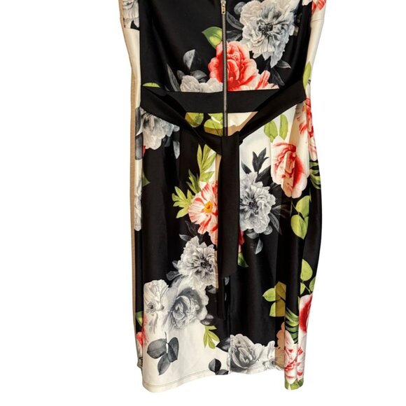 Kate & Lily Floral Print Dress Size 10 black multi stretch floral women dress - Picture 6 of 12